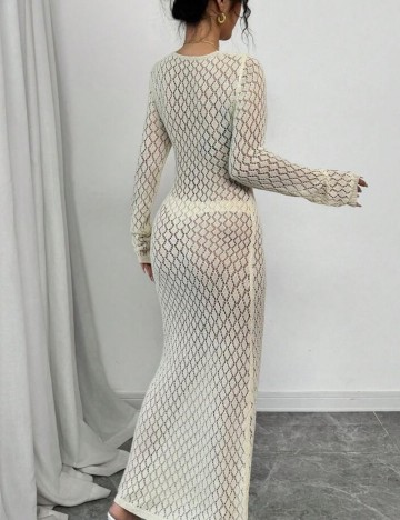 Rochie de plajă Shein, crem
