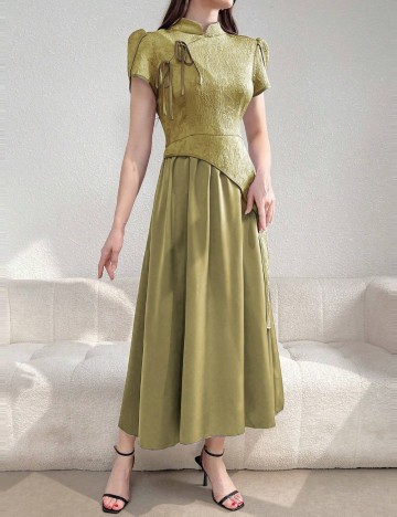 Rochie midi Shein, verde