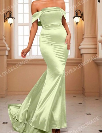 Rochie de ocazie Shein, verde