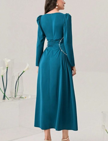 Rochie midi Shein, turcoaz
