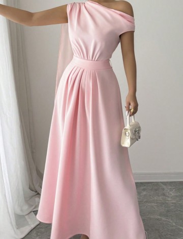 Rochie maxi Shein, roz