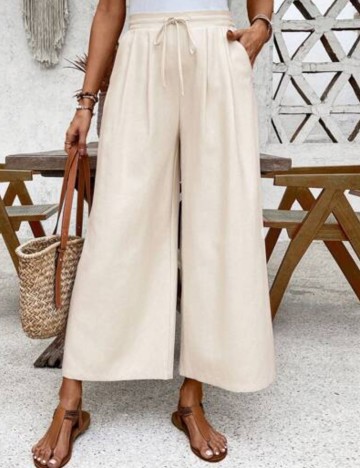 Pantaloni Shein, crem