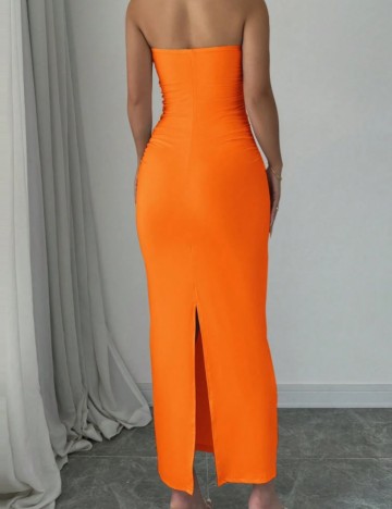 Rochie midi Shein, portocaliu