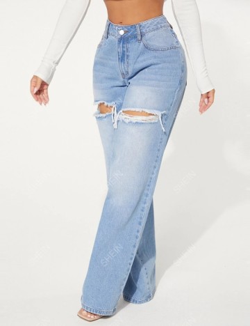 Jeans Shein, albastru