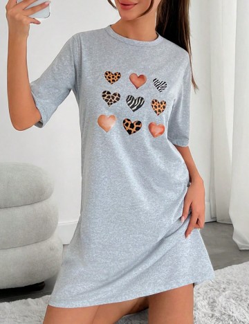 Rochie De Noapte Shein, gri