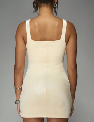 Rochie mini Missguided by Shein, crem