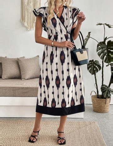 Rochie midi Shein, mix culori