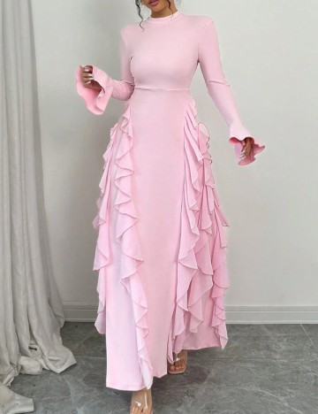 Rochie maxi Shein, roz