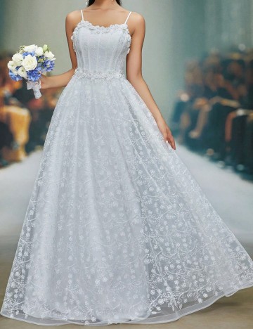 Rochie de mireasă Shein, alb