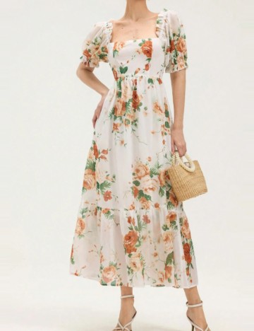 Rochie maxi Shein, mix culori