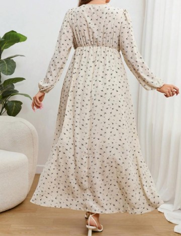 Rochie maxi Shein Curve+, mix culori