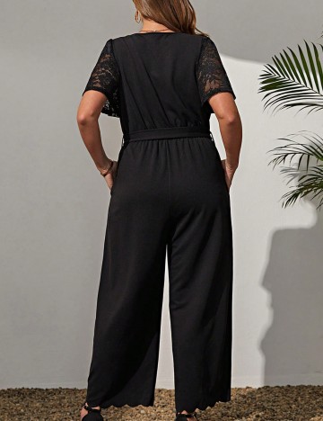Salopetă lungă Shein Curve+, negru