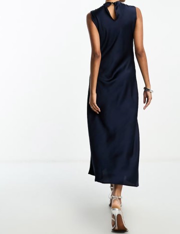 Rochie midi ASOS, bleumarin