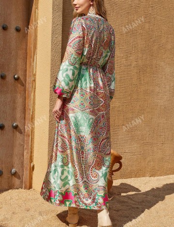 Rochie maxi Anany by Shein, mix culori