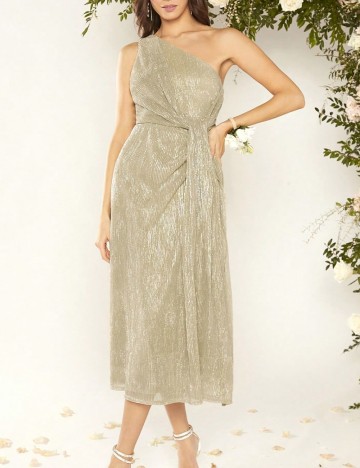 Rochie midi Shein, auriu