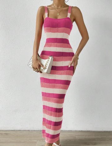 Rochie maxi Shein, roz