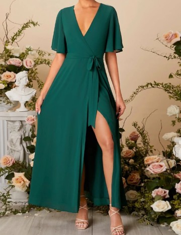 Rochie maxi Shein, verde