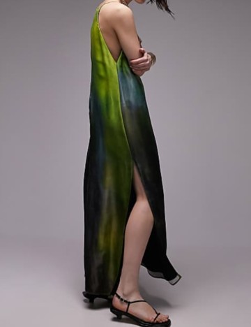 Rochie maxi Topshop, mix culori