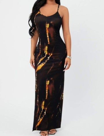 Rochie maxi Shein, mix culori