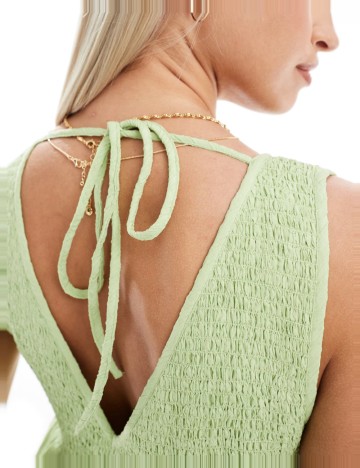 Rochie maxi ASOS, verde