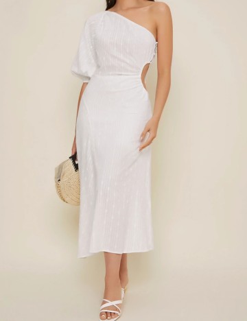 Rochie midi Shein, alb