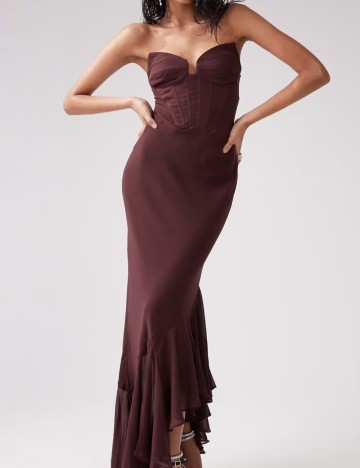 Rochie maxi ASOS, vișiniu