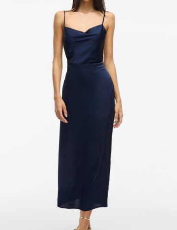 Rochie maxi Vila, albastru
