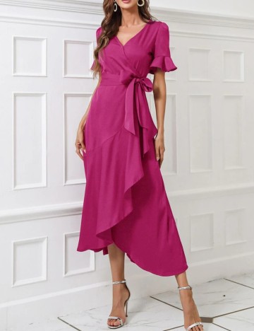 Rochie midi Shein, roz