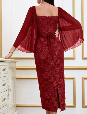 Rochie midi Shein, roșu