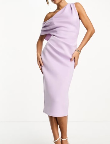 Rochie midi ASOS, mov