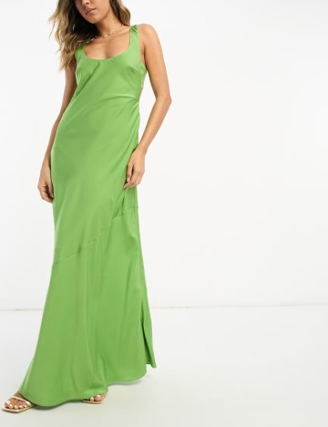 Rochie maxi ASOS, verde