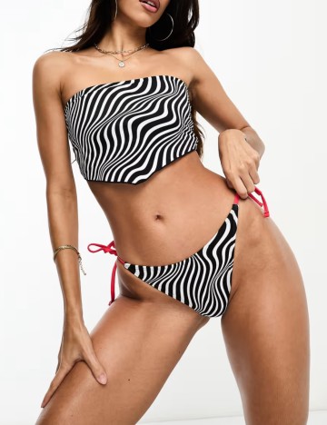 Costum de baie Threadbare, mix culori