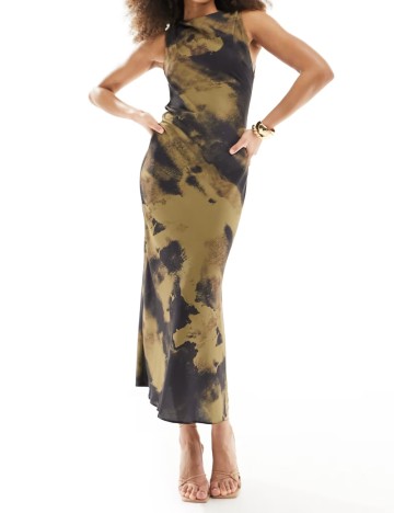 Rochie midi ASOS, mix culori