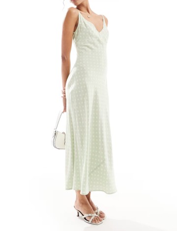 Rochie maxi ASOS, verde