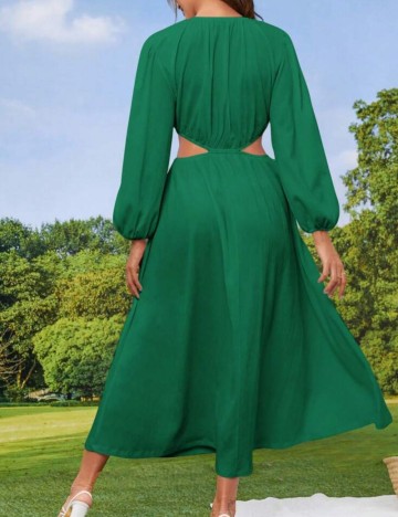 Rochie maxi Shein, verde