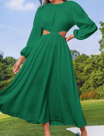 Rochie maxi Shein, verde