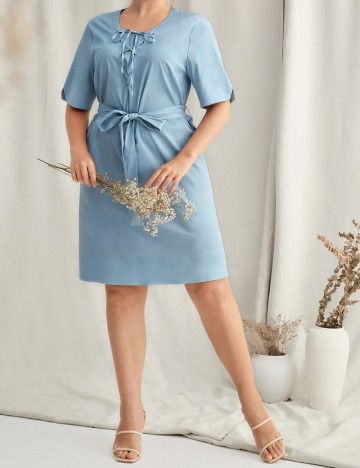 Rochie mini Shein Curve+, albastru