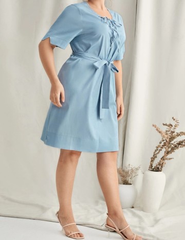Rochie mini Shein Curve+, albastru