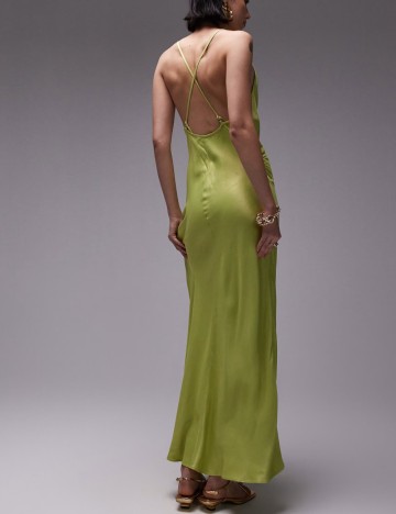 Rochie maxi ASOS, verde
