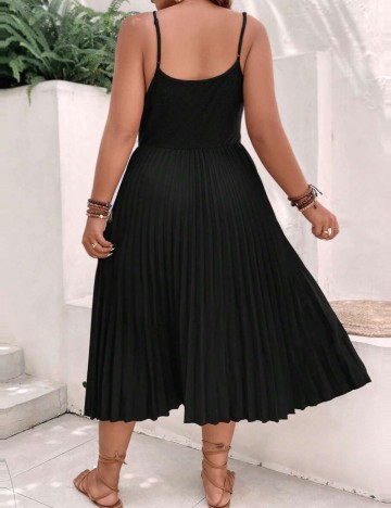Rochie midi Shein Curve+, negru