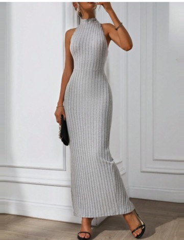 Rochie maxi Shein, gri