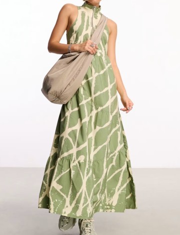 Rochie maxi Collusion, mix culori