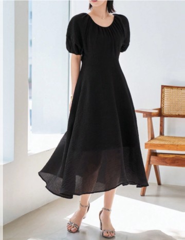 Rochie midi DAZY by Shein, negru