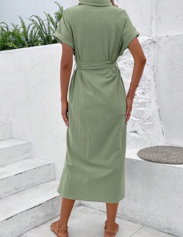 Rochie maxi Shein, verde
