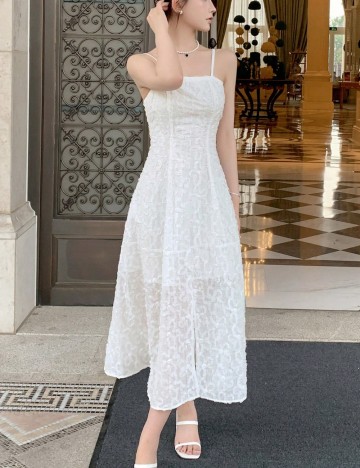 Rochie maxi Shein, alb