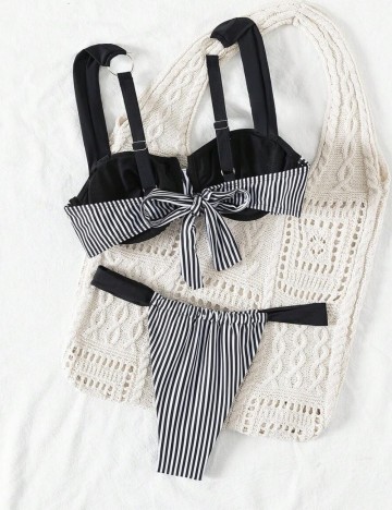 Costum de baie Shein, mix culori