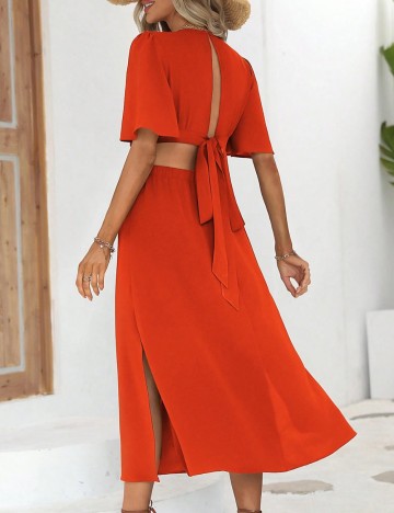 Rochie maxi Shein, roșu