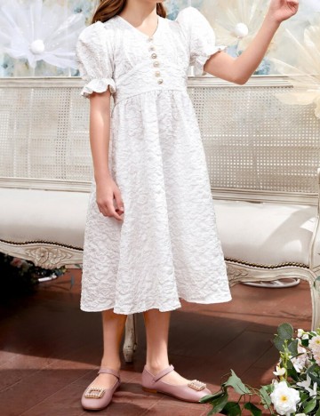 Rochie Shein, alb
