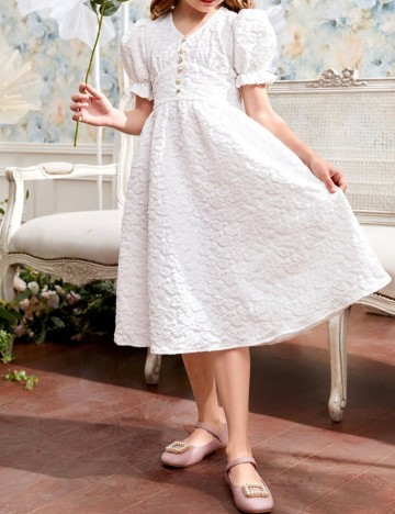 Rochie Shein, alb
