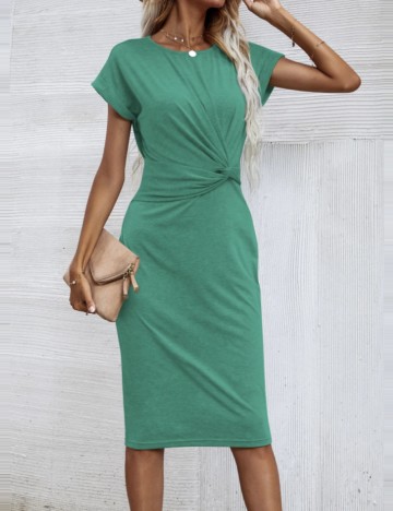 Rochie midi Shein, turcoaz
